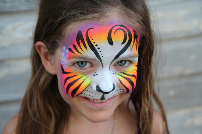 Face Painting Tiger Birthday