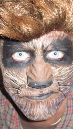 Werewolf Face Paint