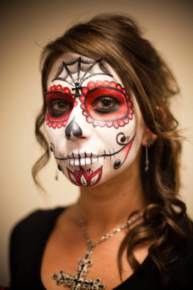 Halloween Face Paint Skull